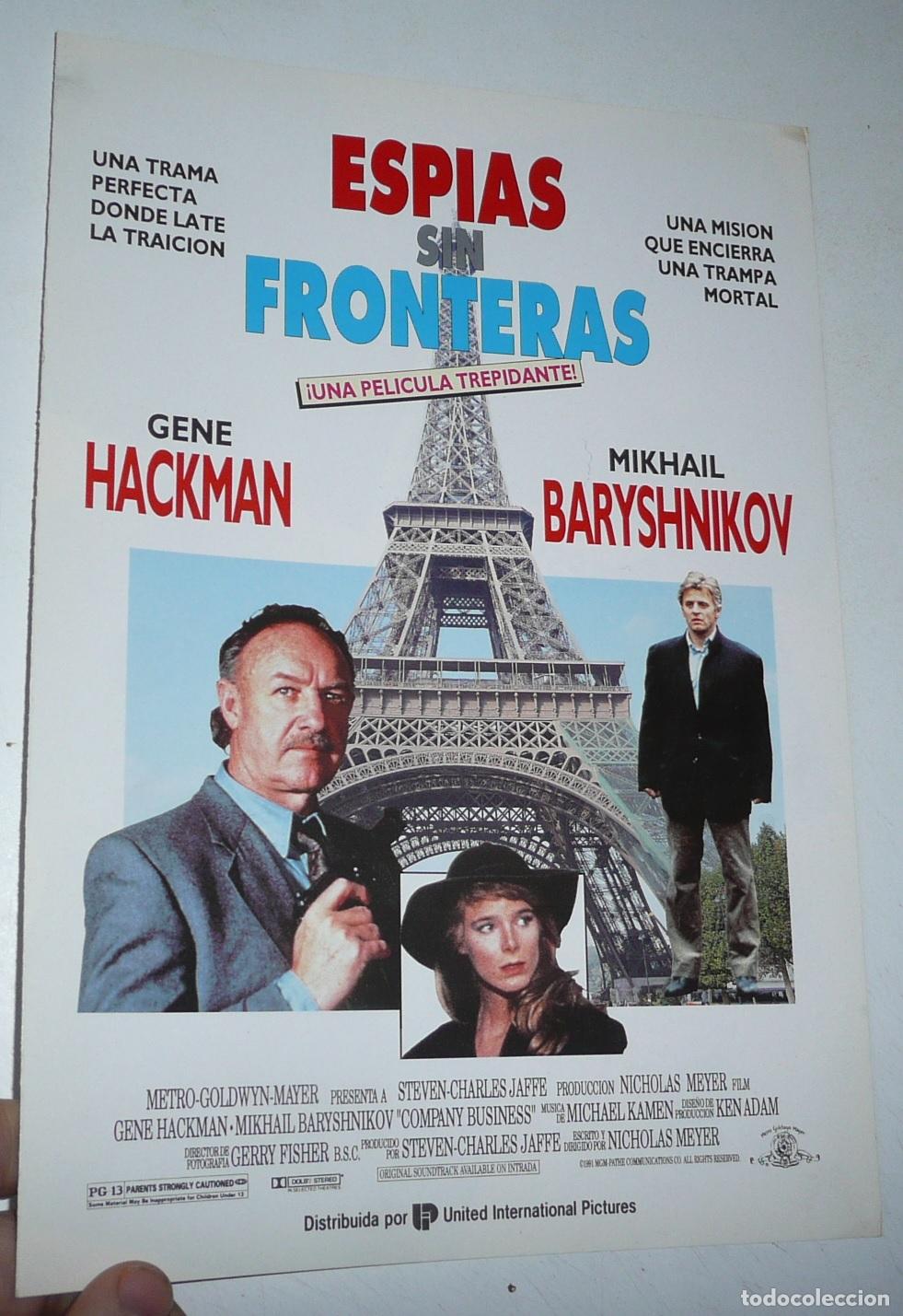 Cine: Esp&iacute;as sin fronteras (Nicholas Meyer, 1991) Gu&iacute;a de cine. Gene Hackman, Mikhail Baryshnikov
