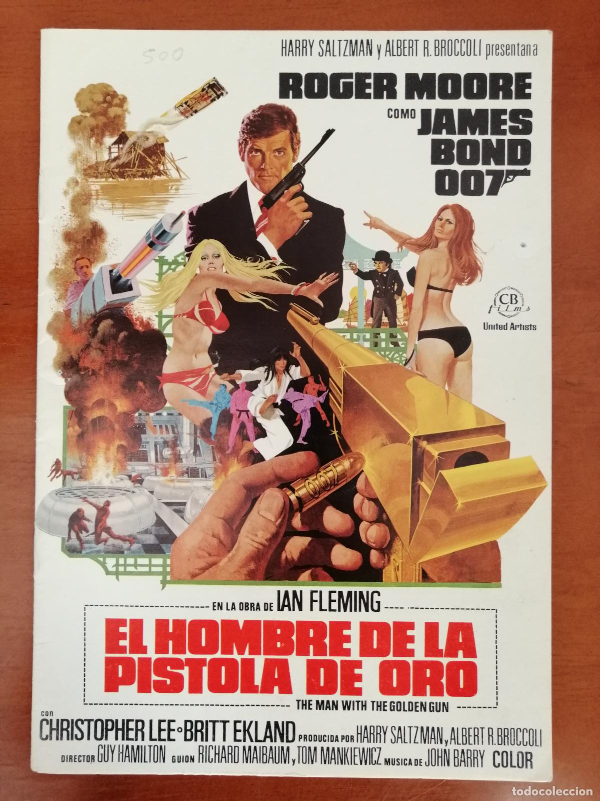 Cine: G3249 EL HOMBRE DE LA PISTOLA DE ORO-LIBRO 12 PAGINAS