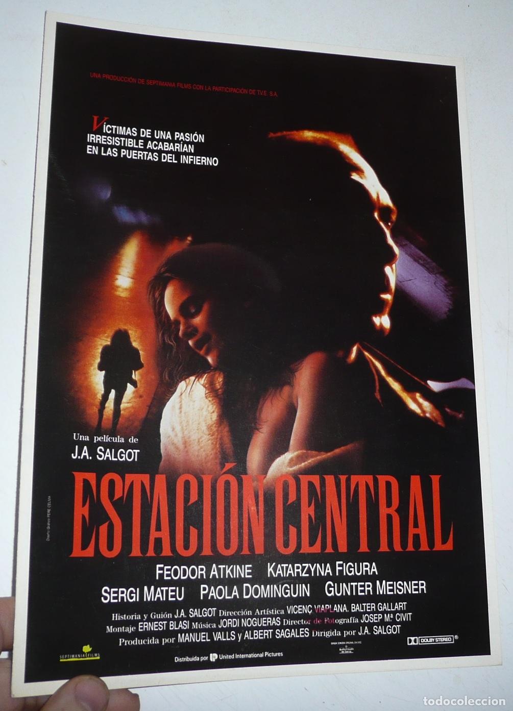 Cine: Estaci&oacute;n central (Jos&eacute; Antonio Salgot, 1989) F&eacute;odor Atkine, Katarzyna Figura, Sergi Mateu