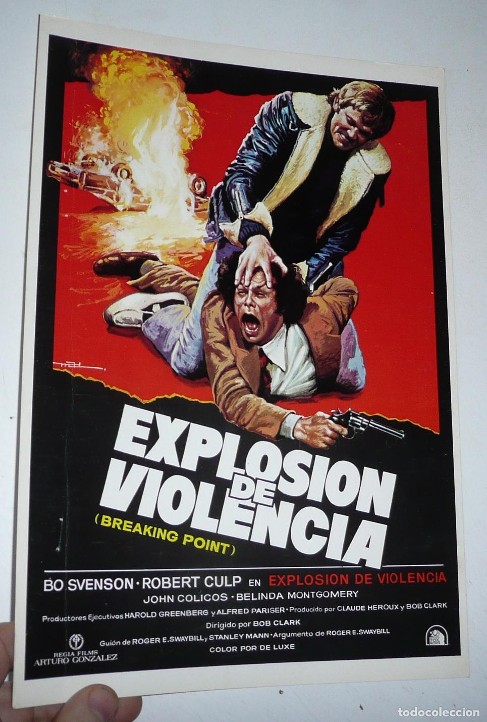 Cine: Explosi&oacute;n de violencia (Breaking point) (Bob Clark, 1976) Gu&iacute;a de cine. Bo Svenson, Robert Culp