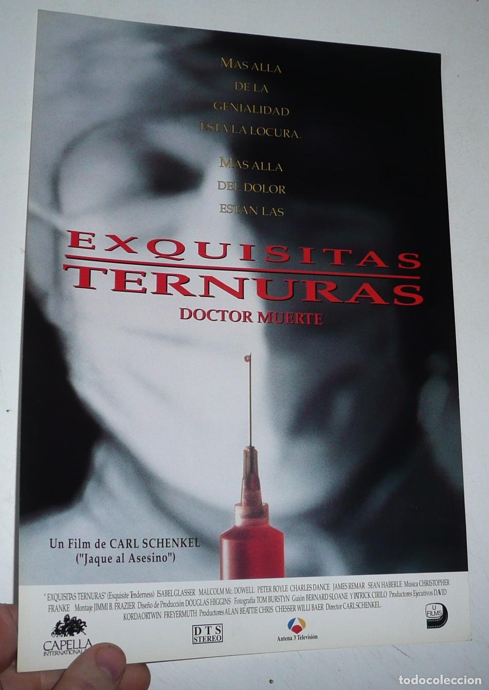 Cinema: Exquisitas ternuras (Doctor Muerte) (Carl Schenkel, 1995) Isabel Glasser, Malcolm McDowell
