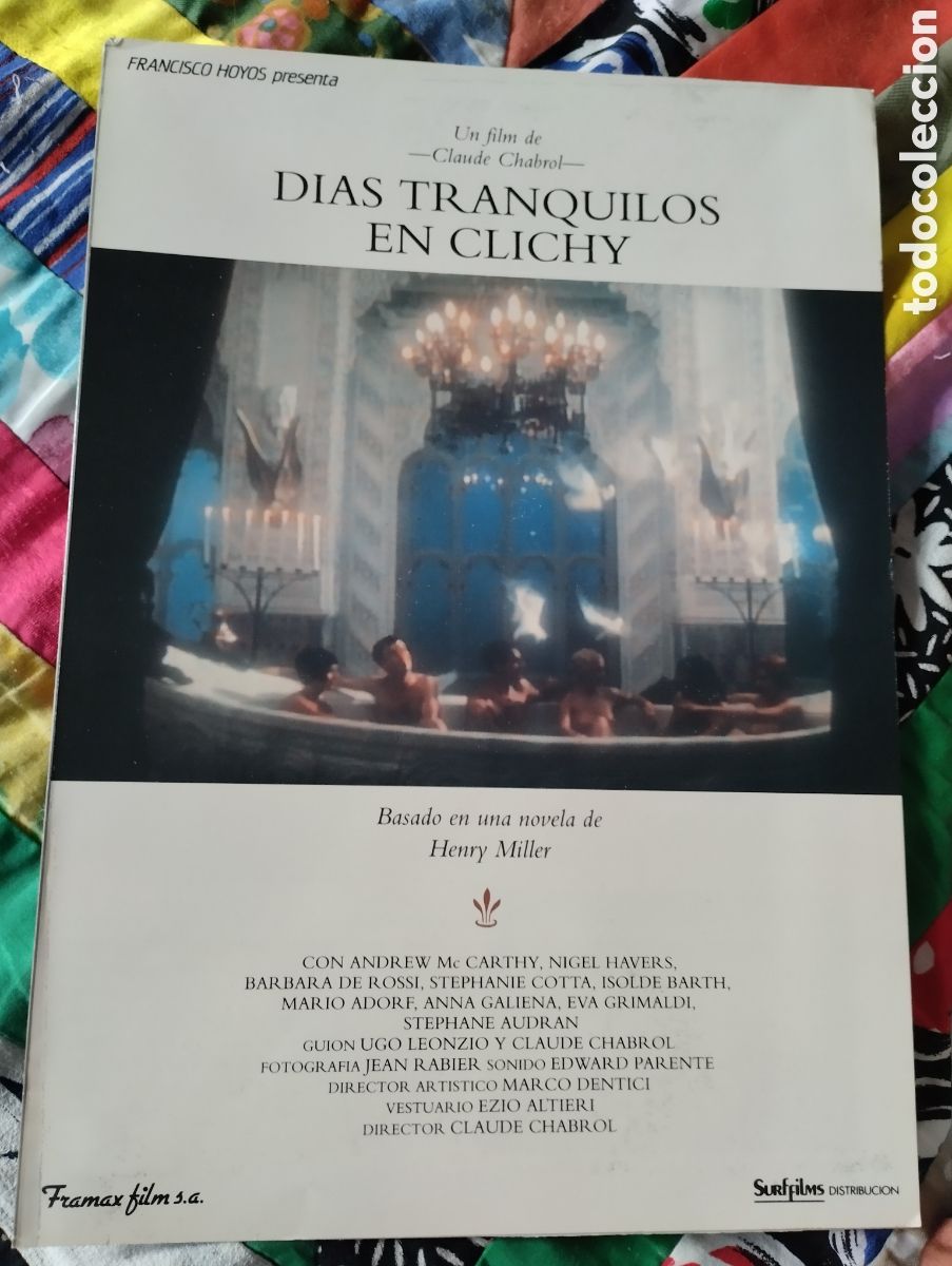 Cine: GUIA DOBLE - DIAS TRANQUILOS EN CLICHY