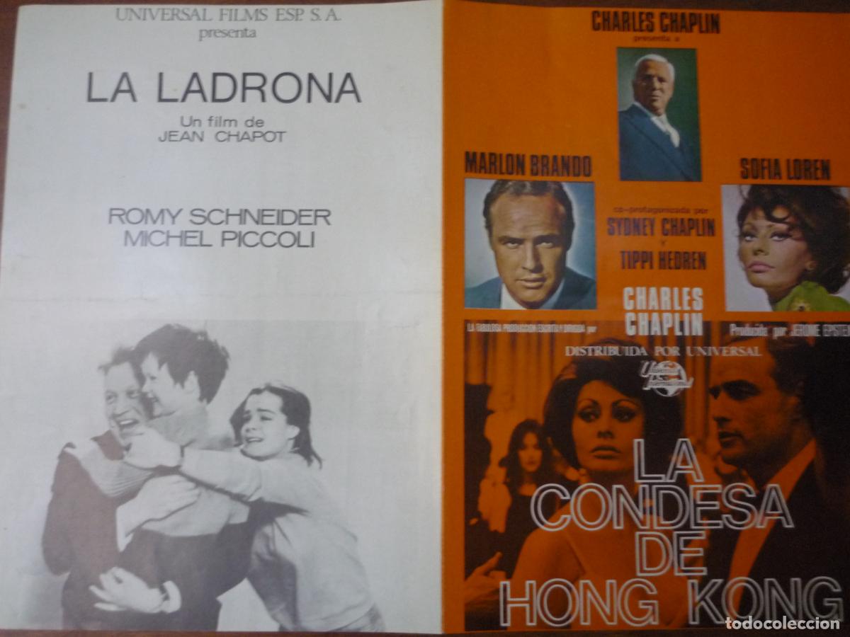 Cine: catalogo original universal films - la condesa de hong kong truffaut fahrenheit 451 la ladrona