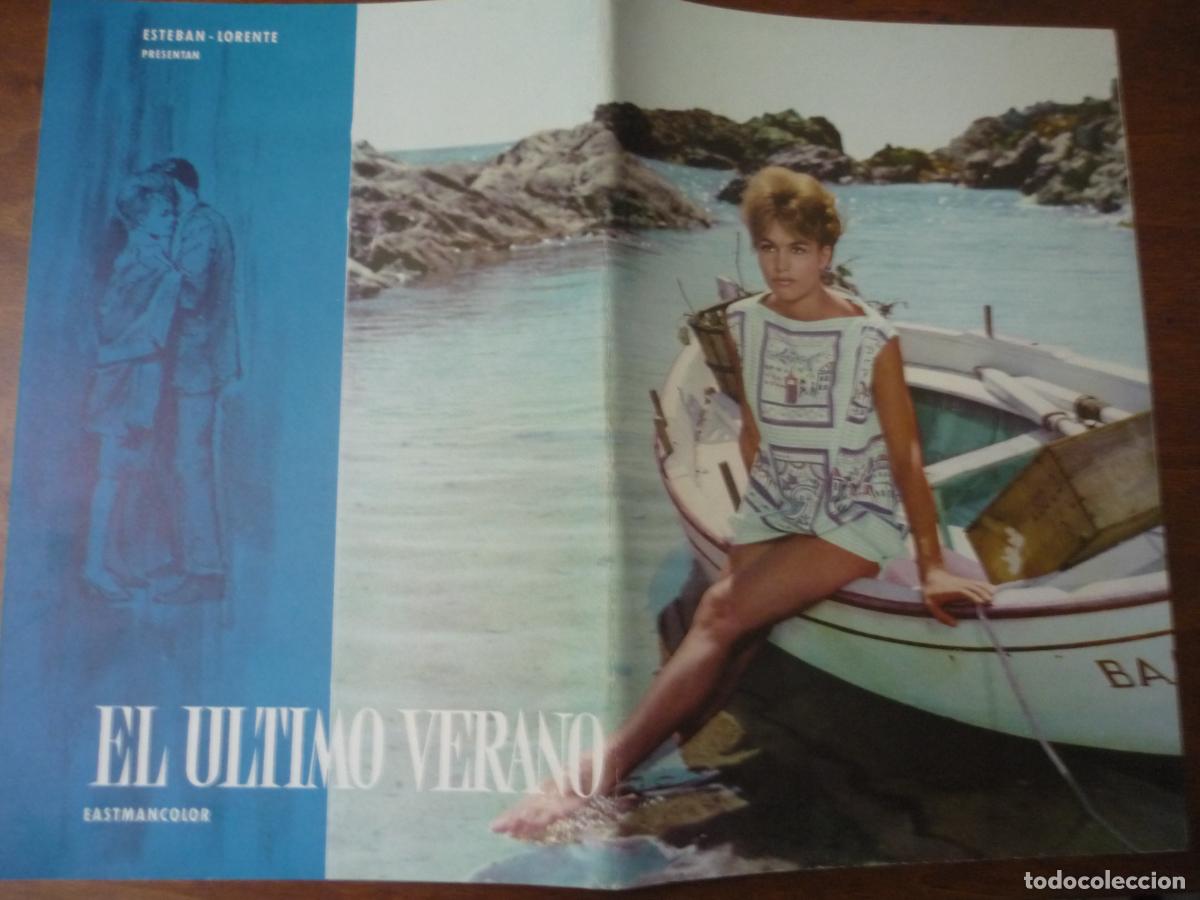 Cine: el ultimo verano - guia publicitaria original - jeanne valerie arturo fernandez la chunga juan bosch