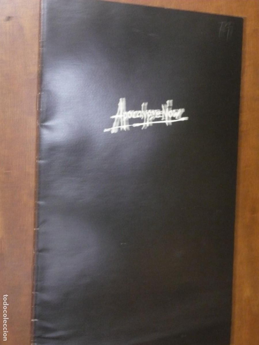 Cine: apocalypse now - guia publicitaria original librito - francis ford coppola marlon brando