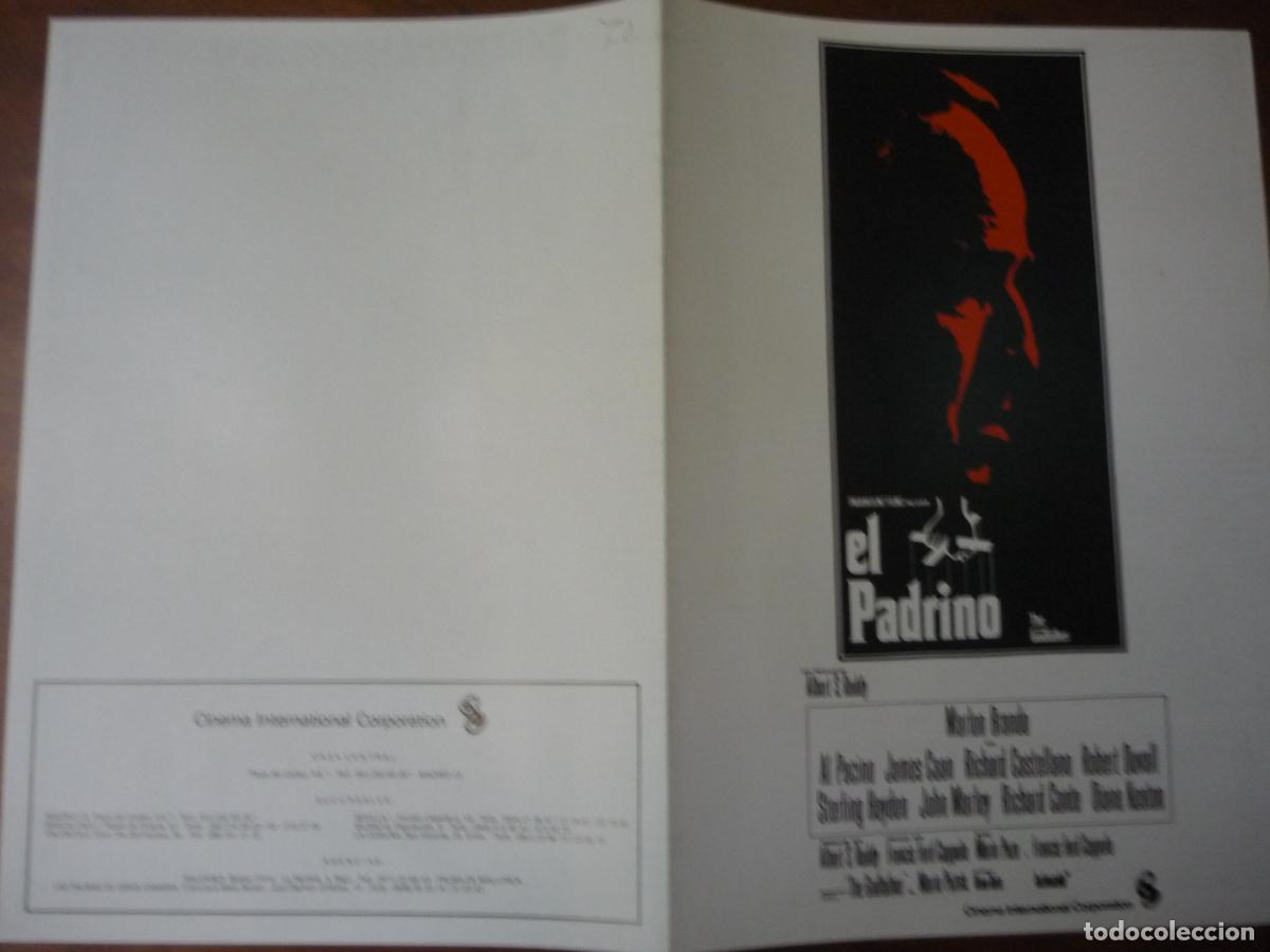 Kino: el padrino - guia publicitaria original - marlon brando francis ford coppola The Godfather