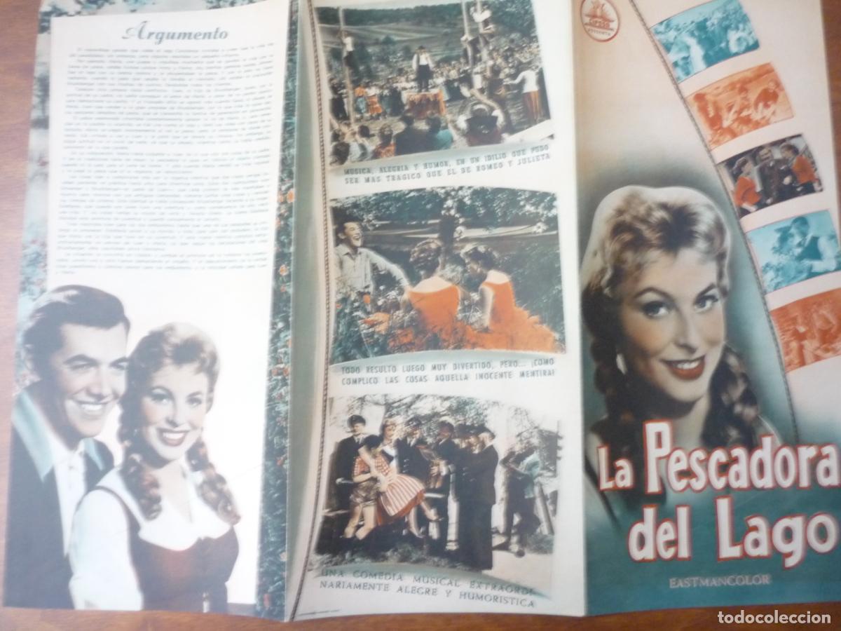 Cine: la pescadora del lago - guia publicitaria original - marianne hold cifesa