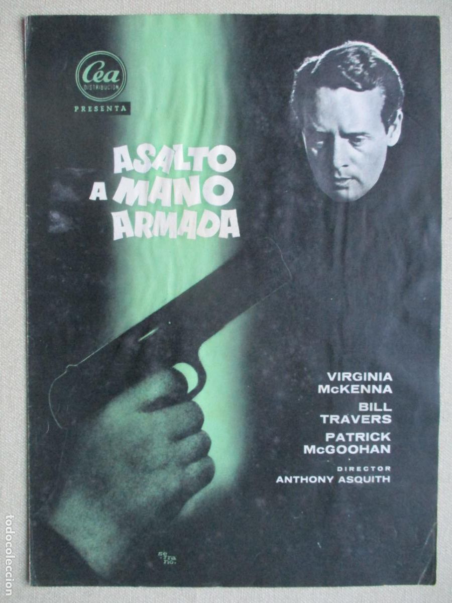 Cine: ASALTO A MANO ARMADA. GUIA ORIGINAL ESTRENO. PEDIDO MINIMO EN GUIAS 10 EUROS.