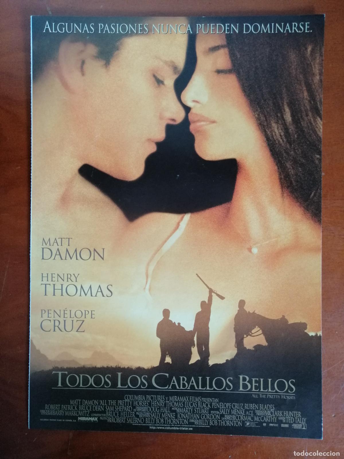 Cin&eacute;ma: G10675 TODOS LOS CABALLOS BELLOS (ALL THE PRETTY HORSES)-SENCILLO