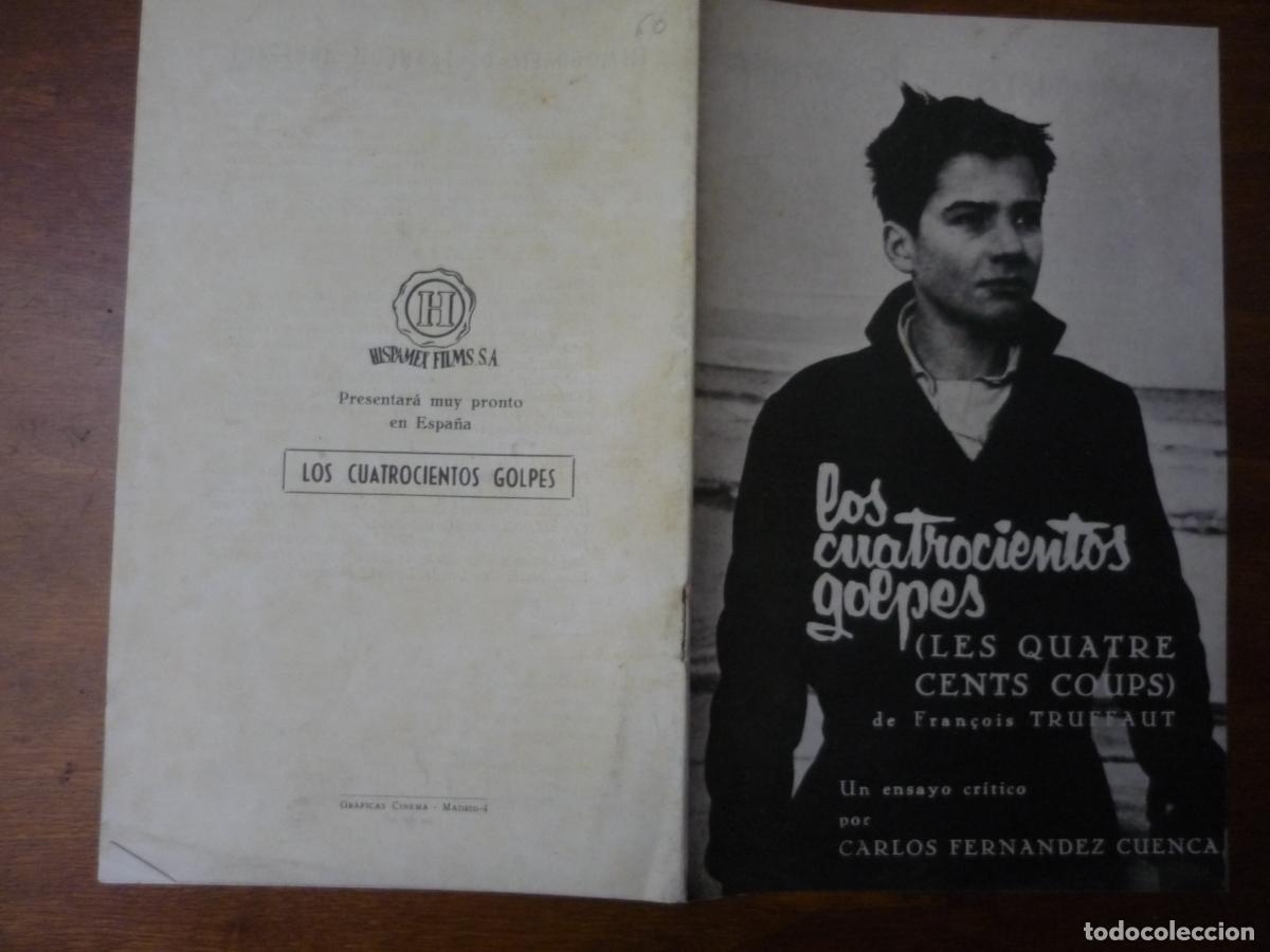 Cine: los cuatrocientos golpes - guia publicitaria original ensayo critico - fran&ccedil;ois truffaut