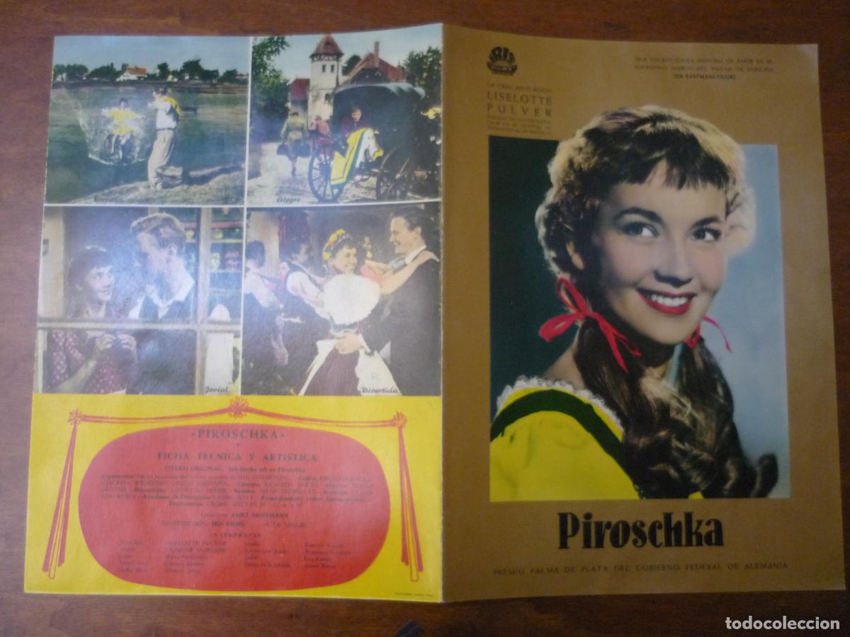 Cine: piroschka - guia publicitaria original - lisolette pulver - iris films