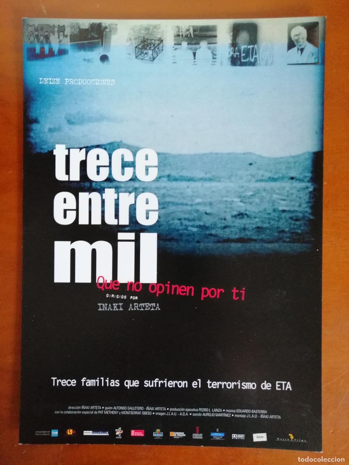 Cine: G10772 TRECE ENTRE MIL (QUE NO OPINEN POR TI)-SENCILLO