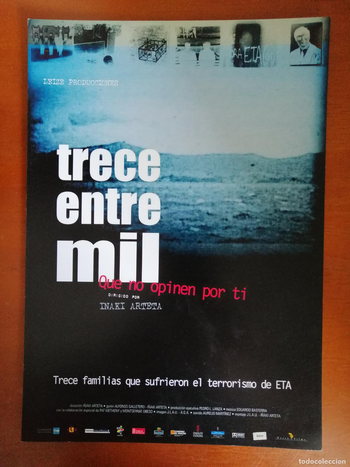 Cine: G10773 TRECE ENTRE MIL (QUE NO OPINEN POR TI)-SENCILLO