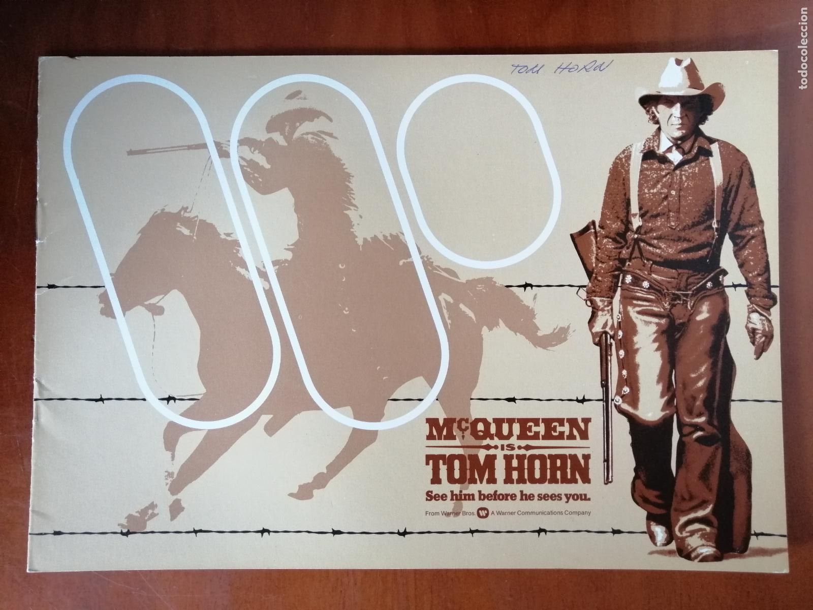 Cine: G10688 TOM HORN-LIBRO 8 PAGINAS-EN INGLES