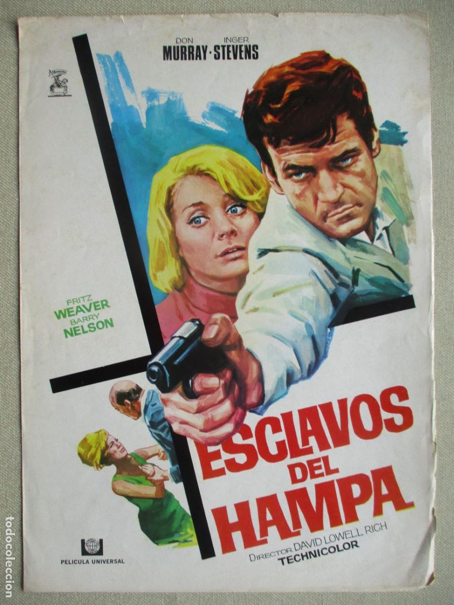 Cine: ESCLAVOS DEL HAMPA. GUIA ORIGINAL ESTRENO. PEDIDO MINIMO EN GUIAS 10 EUROS.