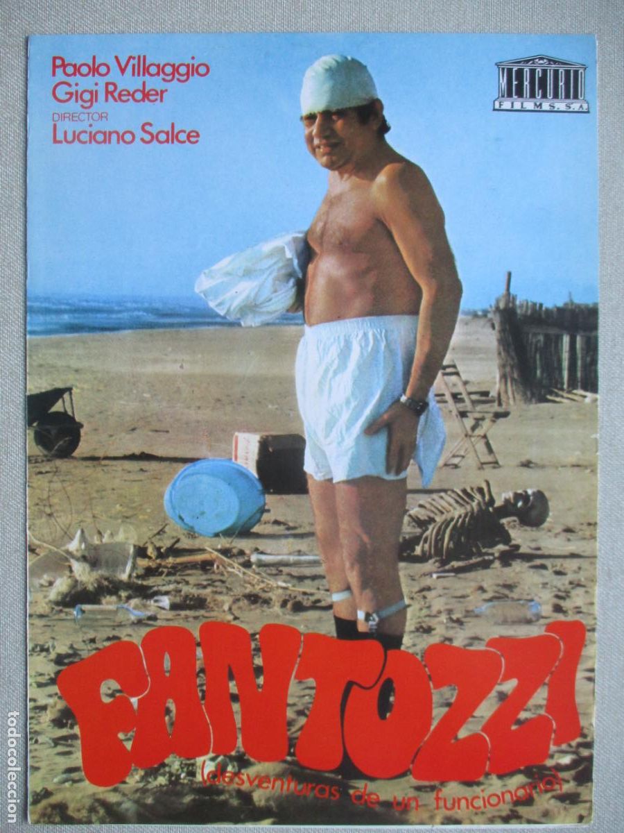 Cine: FANTOZZI (DESVENTURAS DE UN FUNCIONARIO). GUIA ORIGINAL ESTRENO. PEDIDO MINIMO EN GUIAS 10 EUROS.