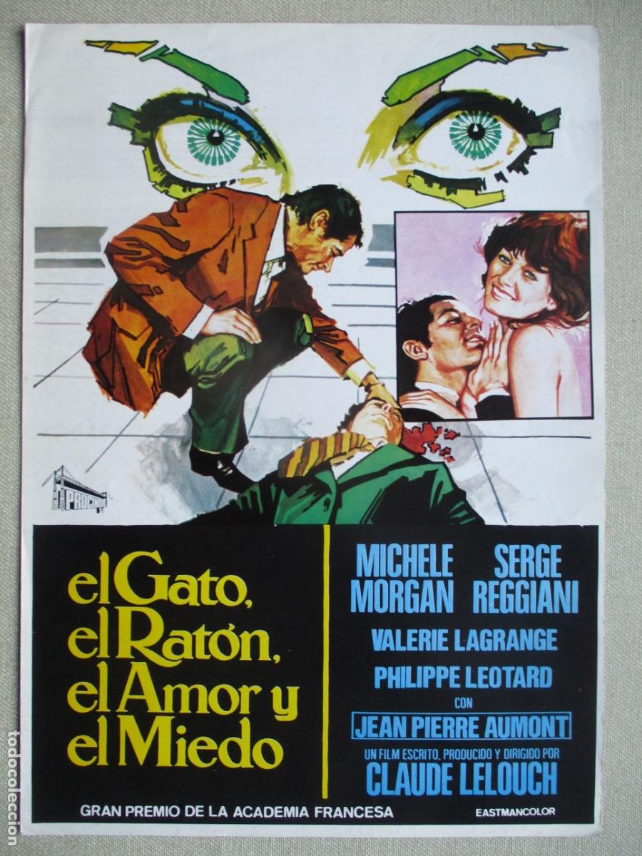 Cine: EL GATO, EL RATON, EL AMOR Y EL MIEDO. GUIA ORIGINAL ESTRENO. PEDIDO MINIMO EN GUIAS 10 EUROS.