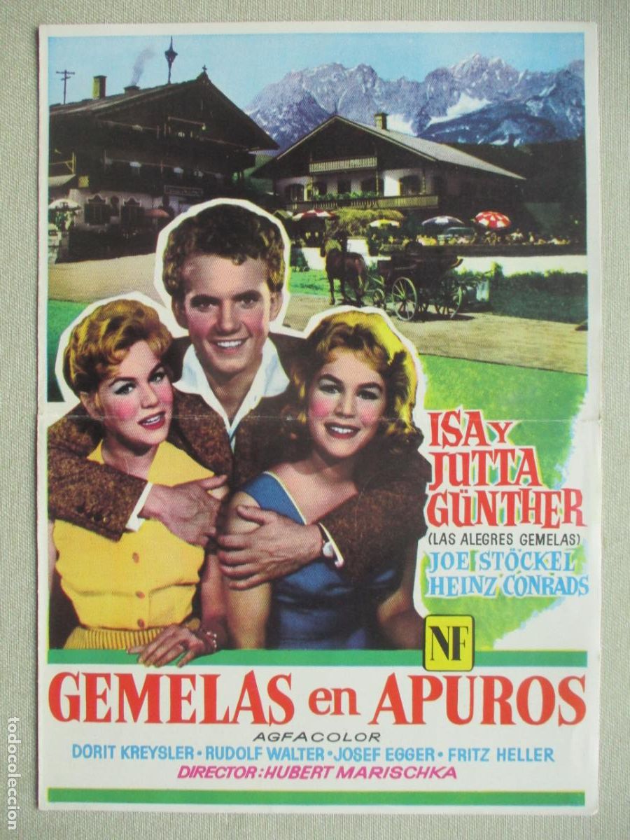 Cine: GEMELAS EN APUROS. GUIA ORIGINAL ESTRENO. PEDIDO MINIMO EN GUIAS 10 EUROS.