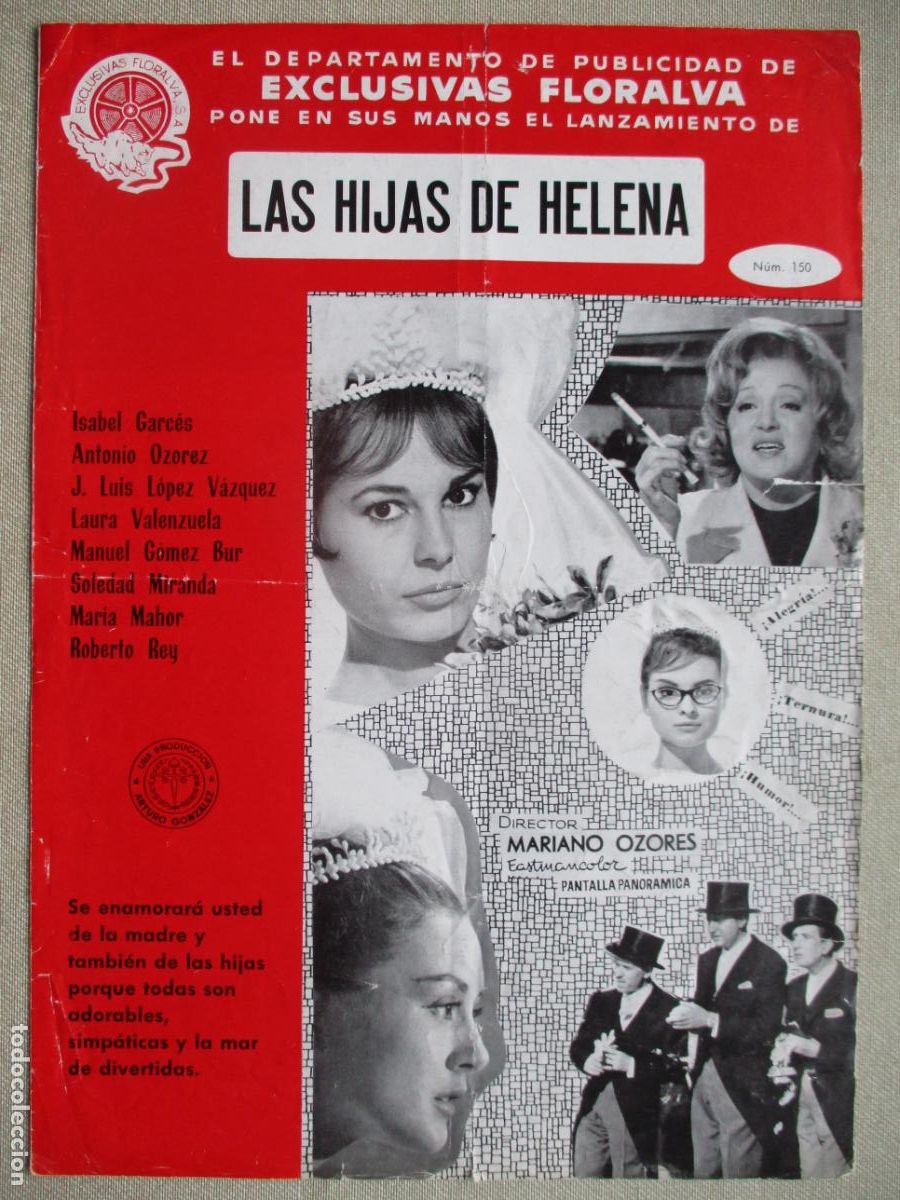 Cine: LAS HIJAS DE HELENA. GUIA ORIGINAL ESTRENO. PEDIDO MINIMO EN GUIAS 10 EUROS.