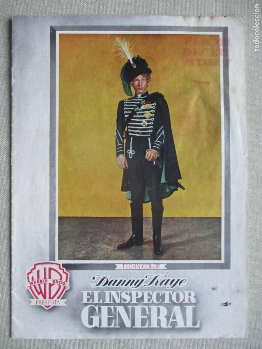 Cine: EL INSPECTOR GENERAL. GUIA ORIGINAL ESTRENO. PEDIDO MINIMO EN GUIAS 10 EUROS.