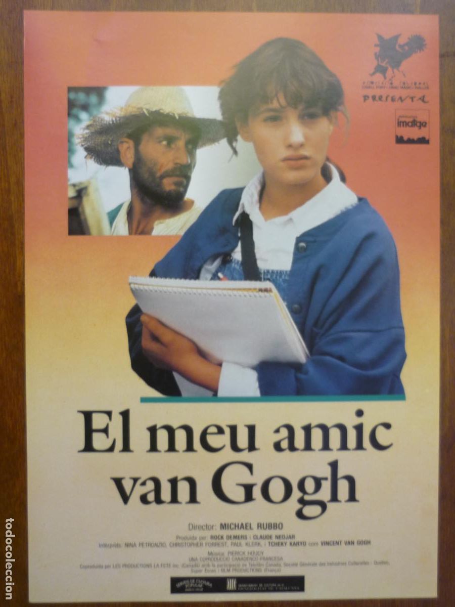 Cine: el meu amic van gogh - guia publicitaria original - tcheky karyo nina petronzio vincent y yo