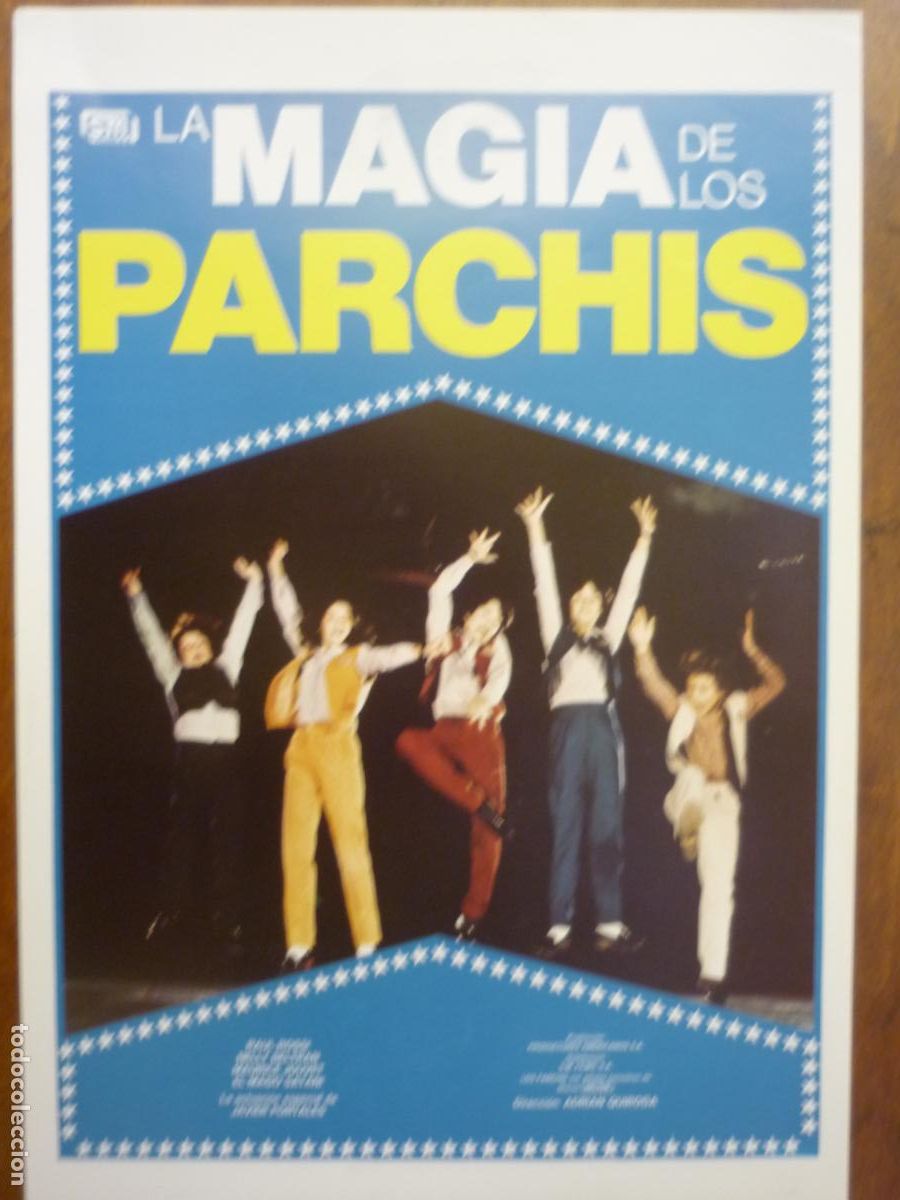 Cine: la magia de los parchis - guia publicitaria original - mario sabato cine espa&ntilde;ol