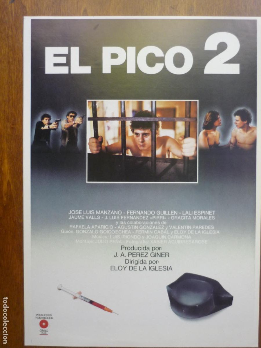 Cine: el pico 2 guia publicitaria original eloy de la iglesia jose luis manzano cine quinqui cine espa&ntilde;ol