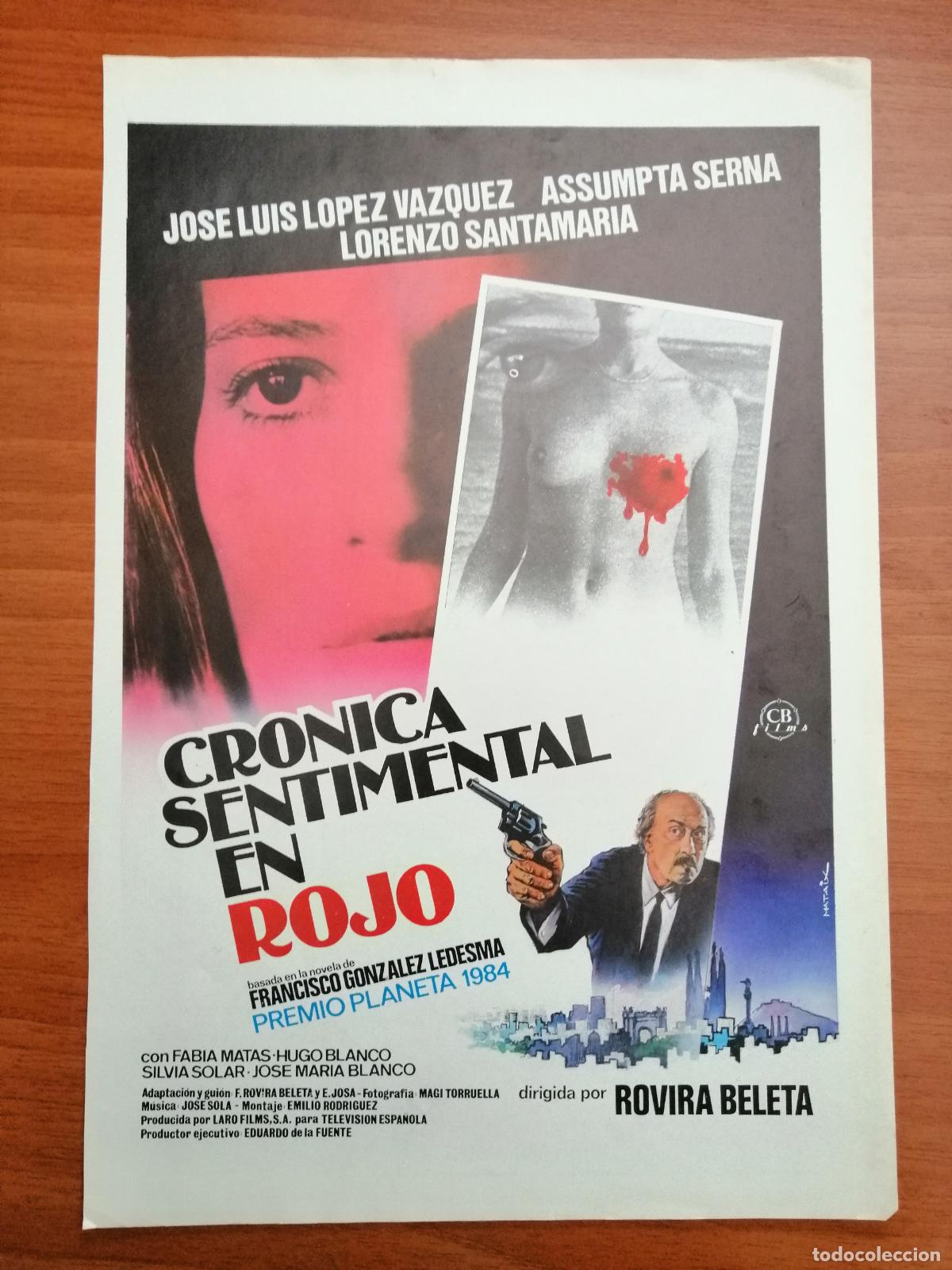 Cine: G1949 CRONICA SENTIMENTAL EN ROJO-SENCILLO