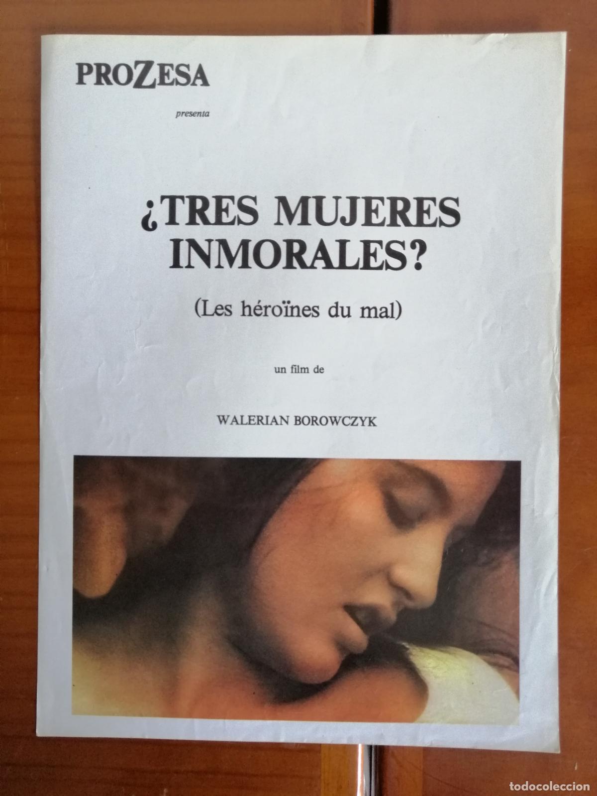 Cinema: G10796 &iquest;TRES MUJERES INMORALES? (LES HEROINES DU MAL)-SENCILLO