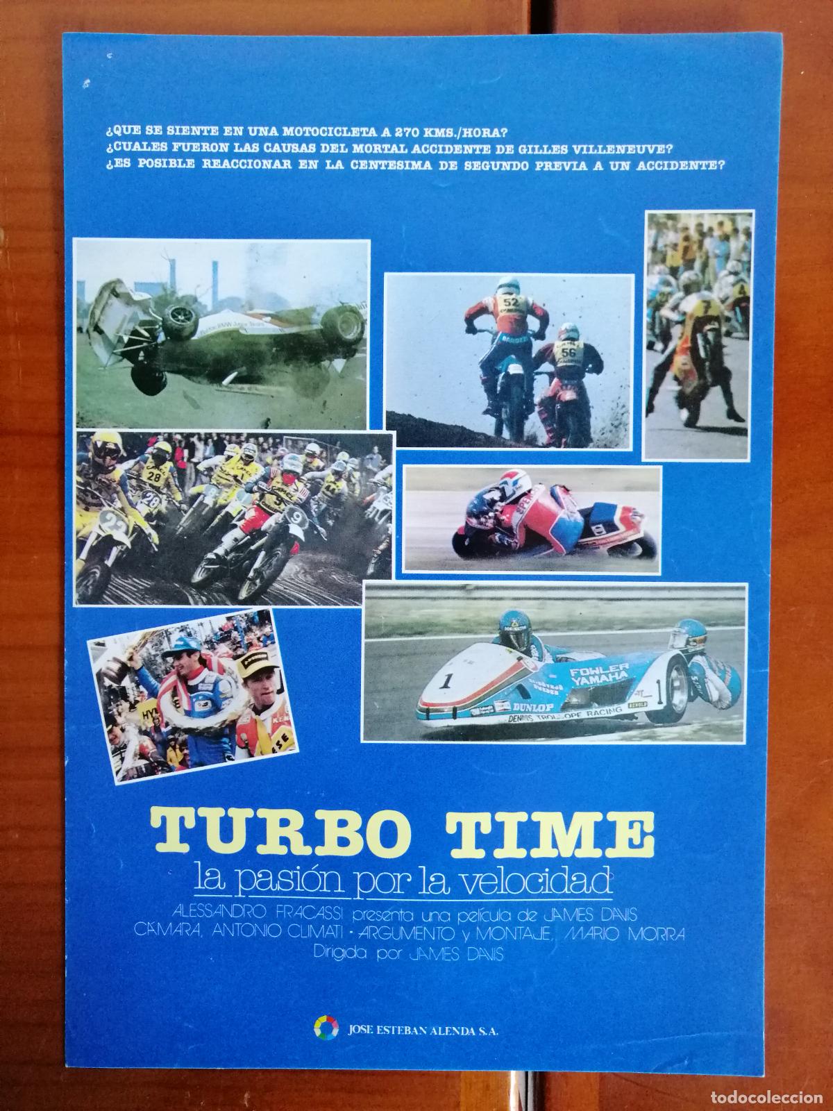 Cine: G10852 TURBO TIME (LA PASION POR LA VELOCIDAD)-SENCILLO