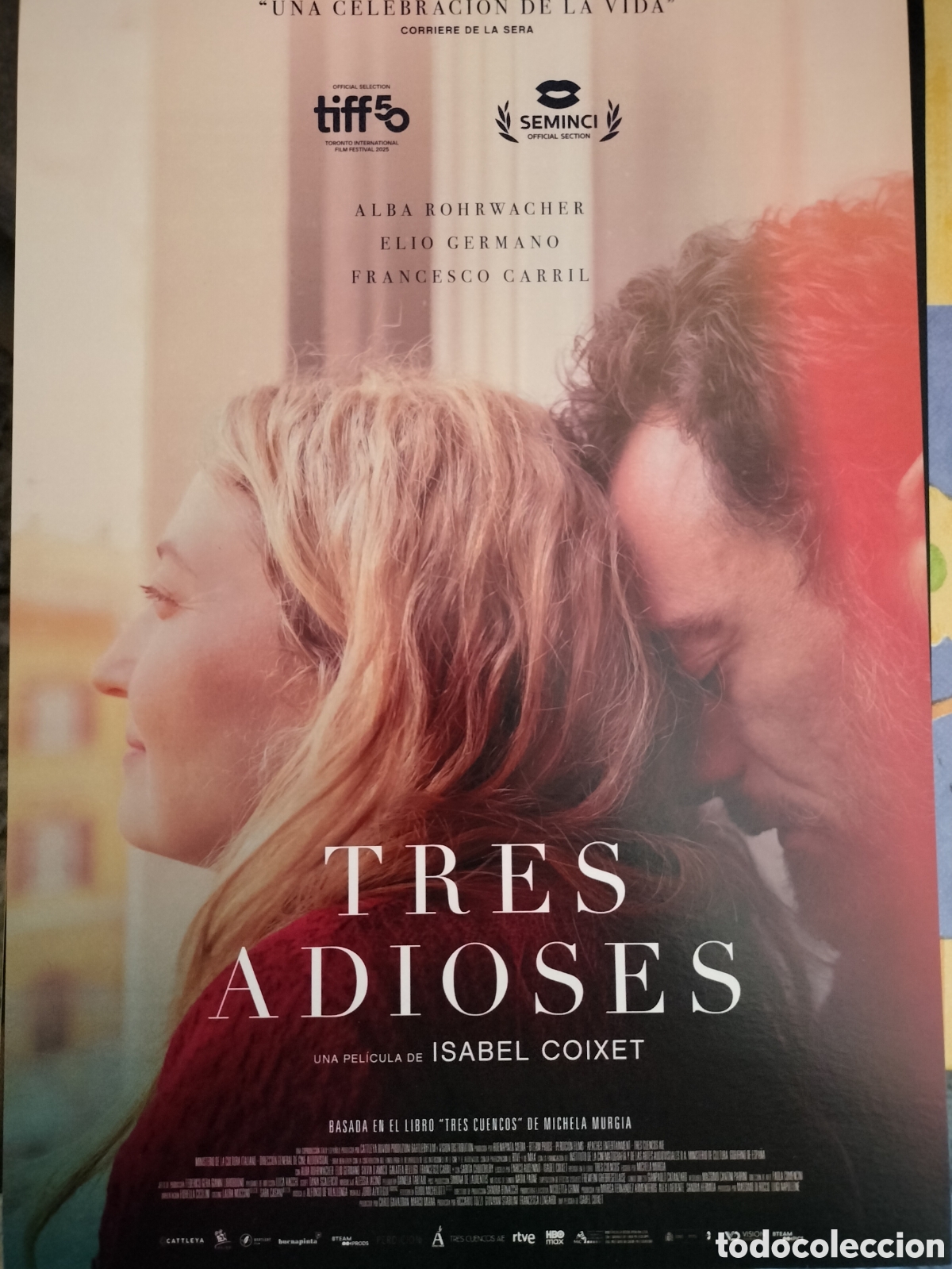 Cine: Tres Adioses. Guia Publicitaria