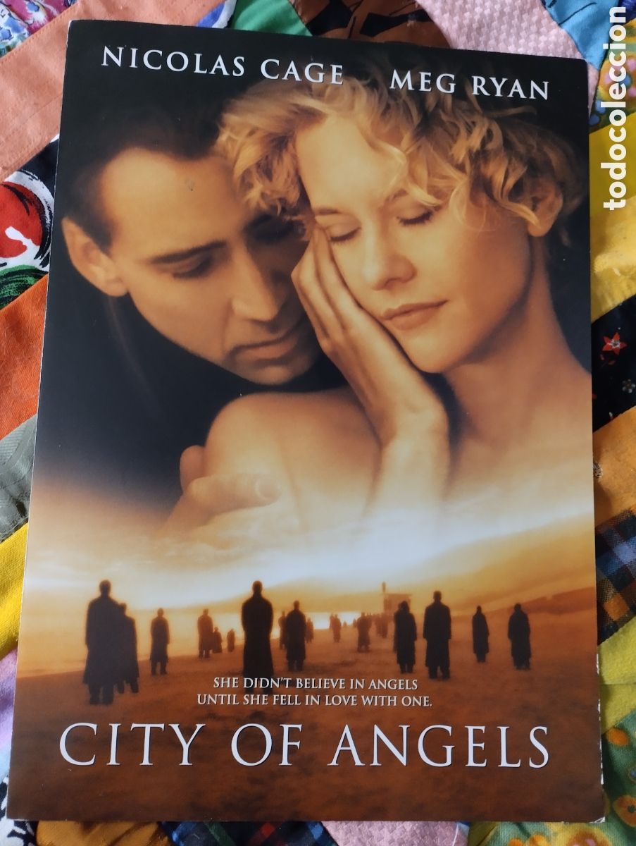 Cine: GUIA DOBLE + CARPETA CON VARIAS HOJAS DE LA OELICULA, AMBAS EN INGLES - CITY OF ANGELS 1998