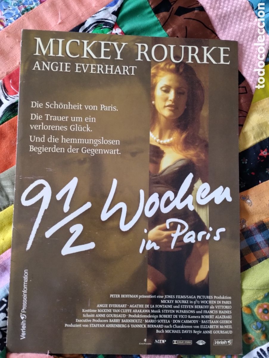 Cine: GUIA DOBLE EN ALEMAN - 9 SEMANAS Y MEDIA II (AMOR EN PARIS)