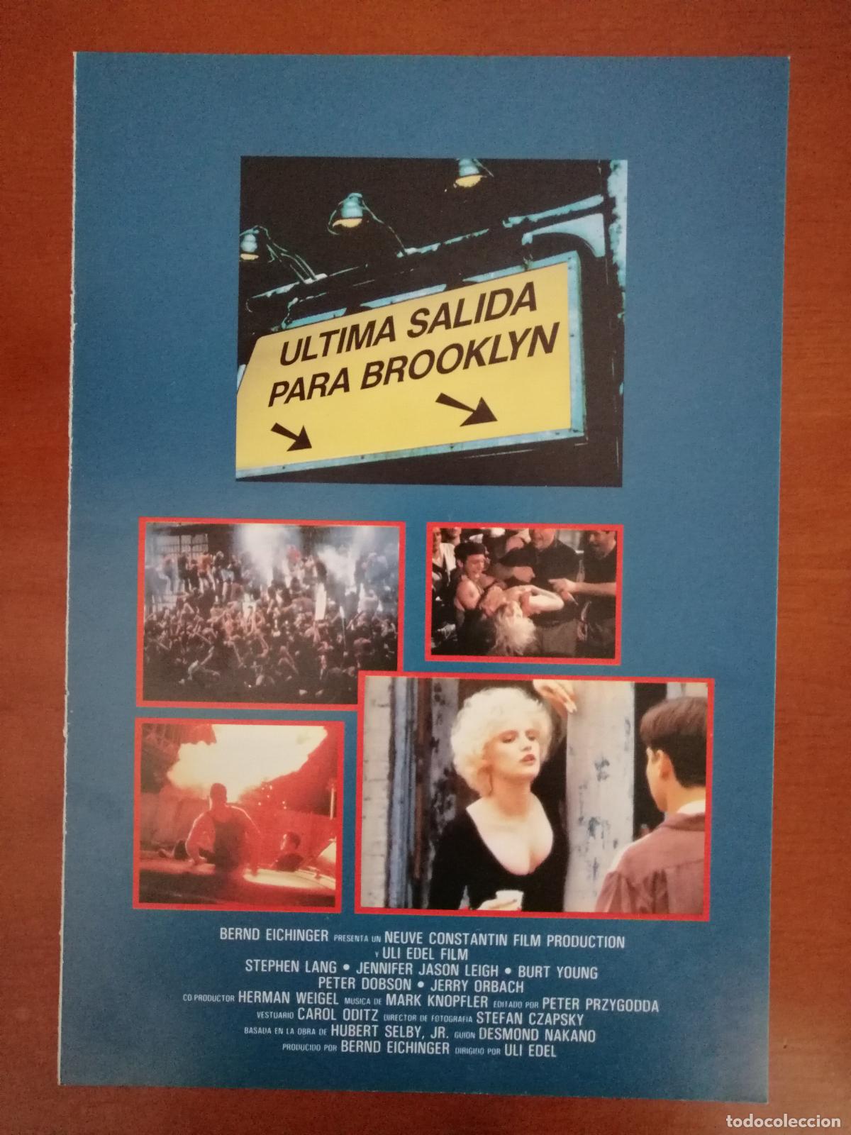 Cin&eacute;ma: G10871 ULTIMA SALIDA PARA BROOKLYN-SENCILLO