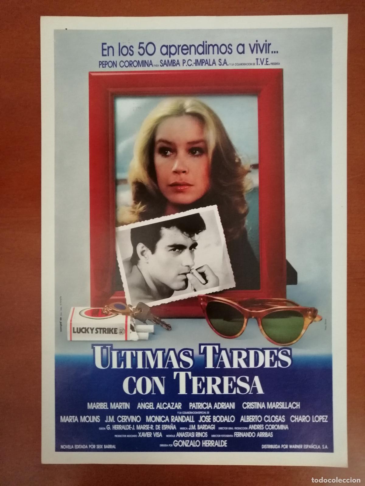 Cin&eacute;ma: G10875 ULTIMAS TARDES CON TERESA-SENCILLO