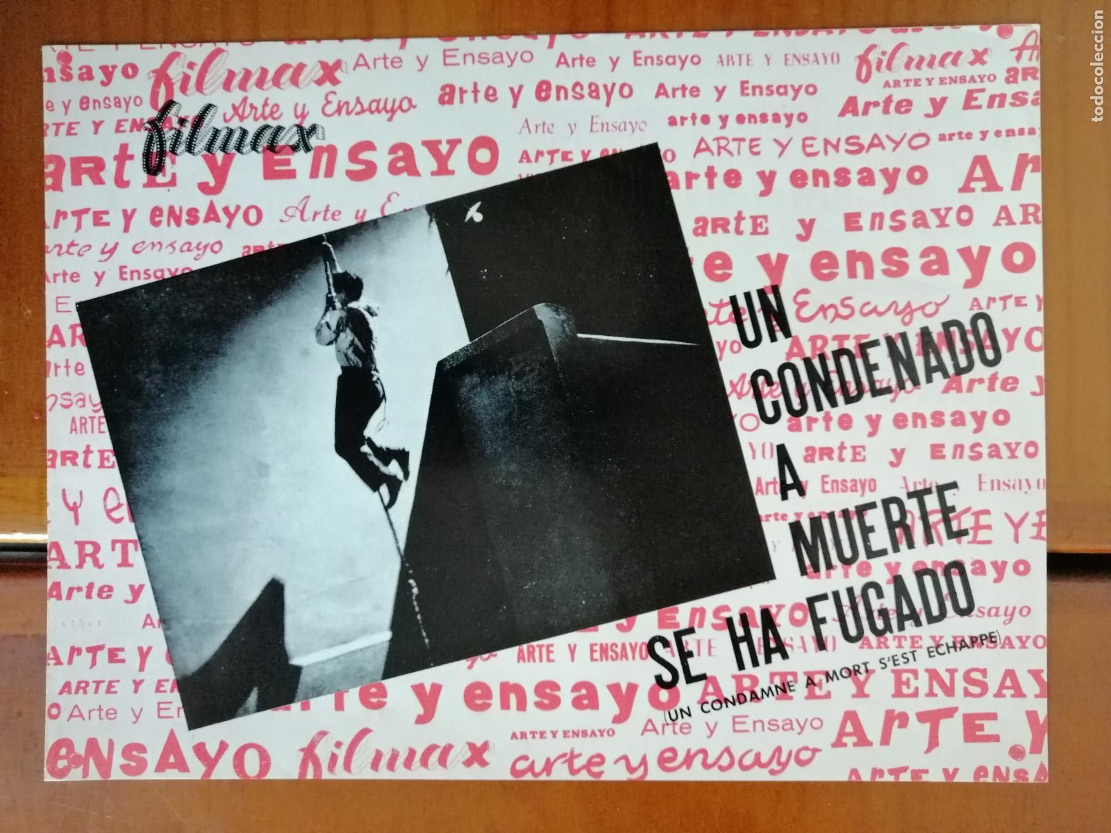 Cine: G10920 UN CONDENADO A MUERTE SE HA FUGADO (UN CONDAMNE A MORT S&acute;EST ECHAPP&Eacute;)-DOBLE