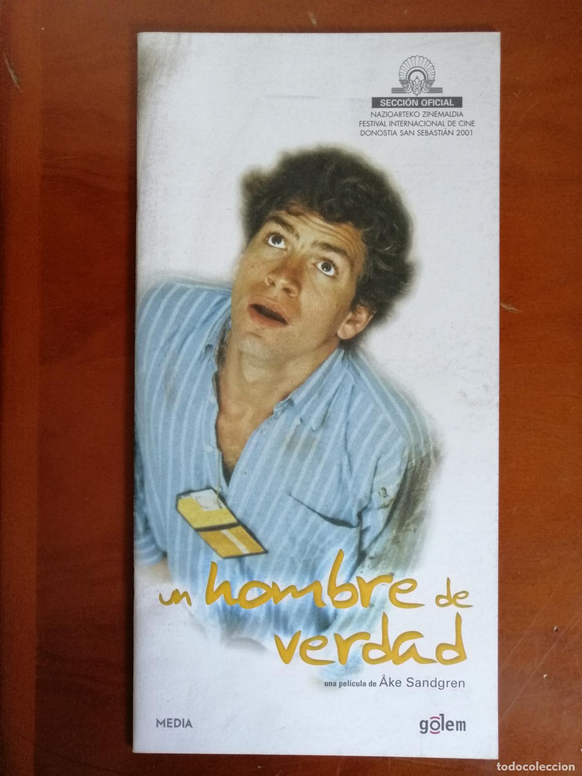 Cine: G10965 UN HOMBRE DE VERDAD-LIBRO 12 PAGINAS