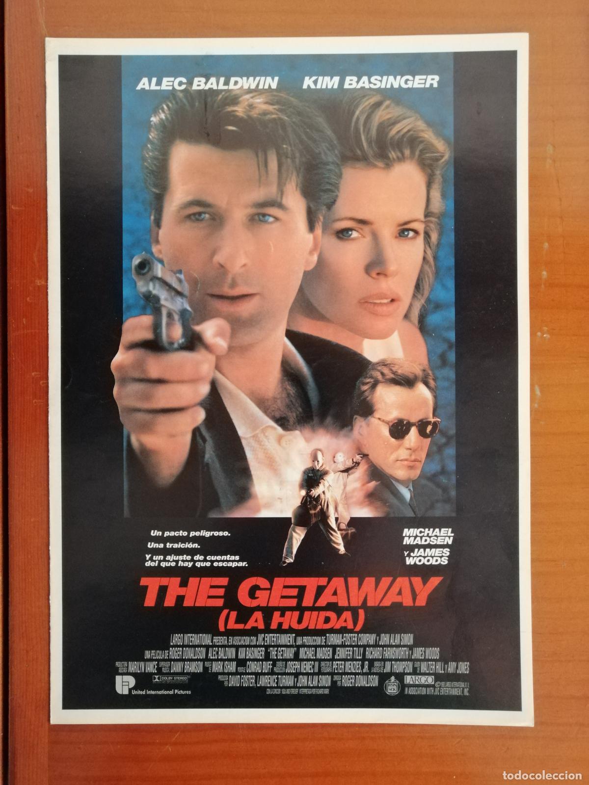 Cine: G10451 THE GETAWAY (LA HUIDA)-DOBLE