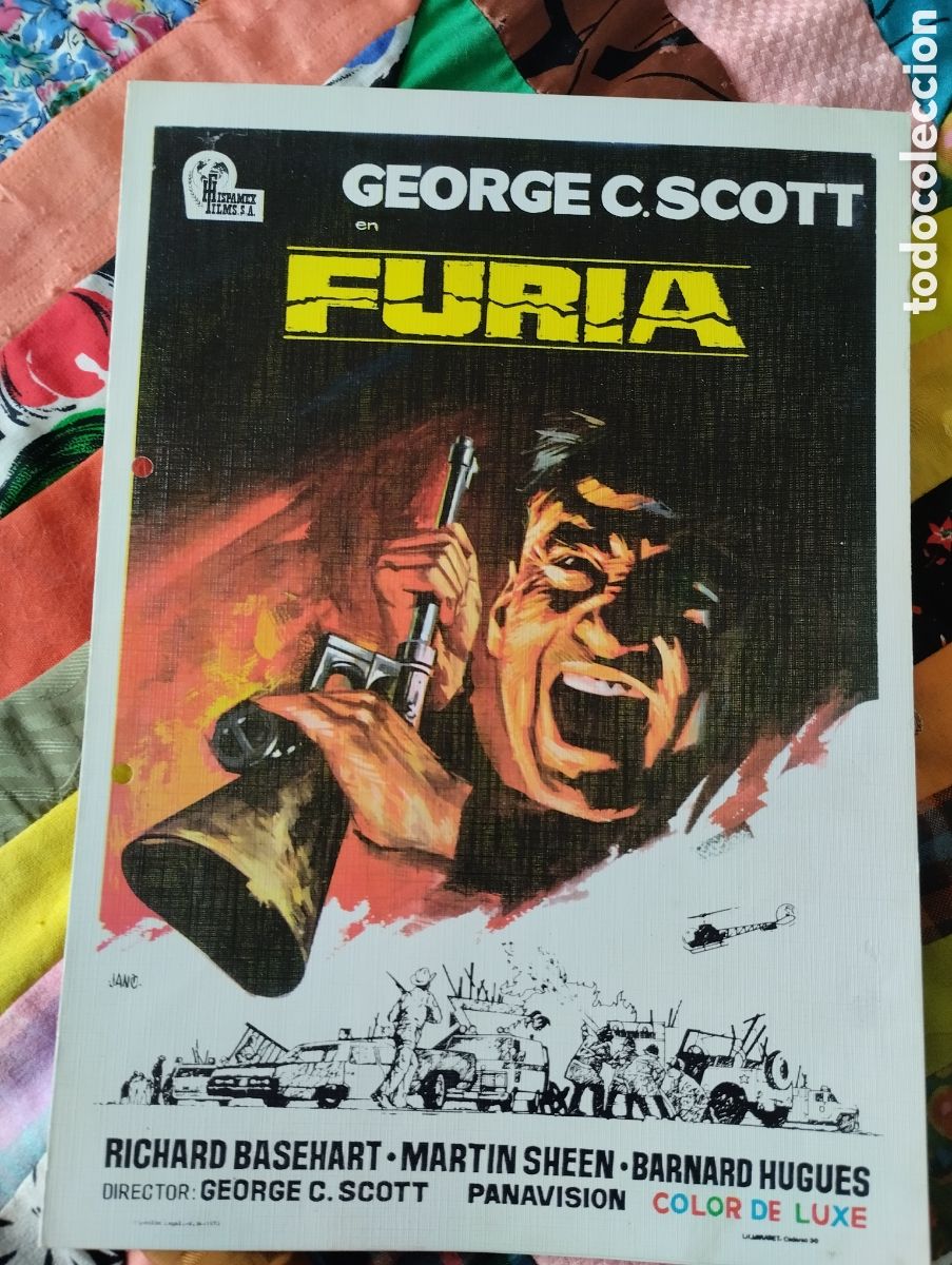 Cine: GUIA DOBLE - FURIA - GEORGE C. SCOTT