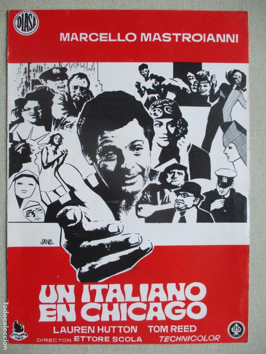 Cine: UN ITALIANO EN CHICAGO. GUIA ORIGINAL ESTRENO. PEDIDO MINIMO EN GUIAS 10 EUROS.
