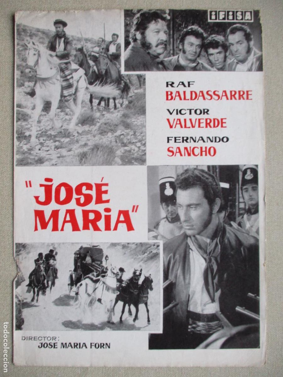 Cine: JOSE MARIA. GUIA ORIGINAL ESTRENO. PEDIDO MINIMO EN GUIAS 10 EUROS.