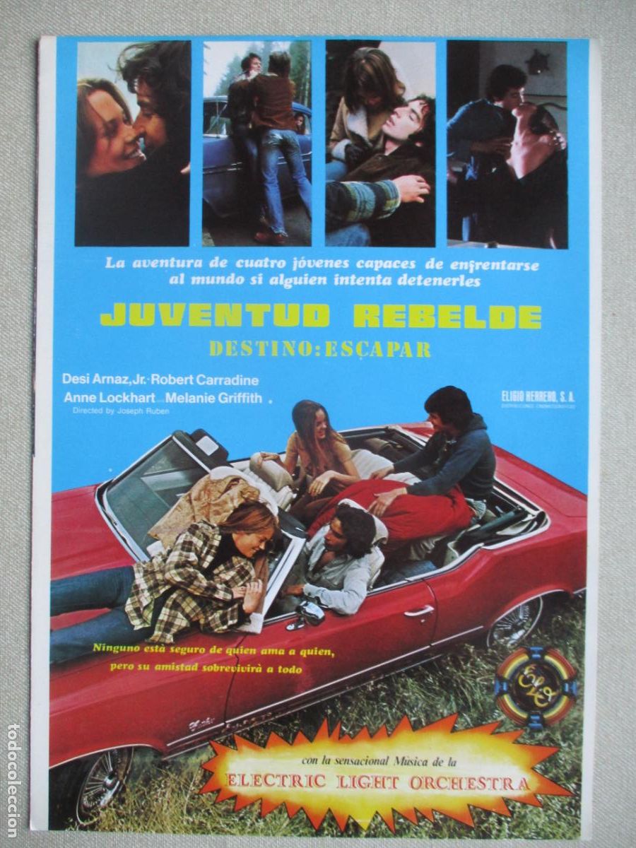 Cine: JUVENTUD REBELDE. GUIA ORIGINAL ESTRENO. PEDIDO MINIMO EN GUIAS 10 EUROS.