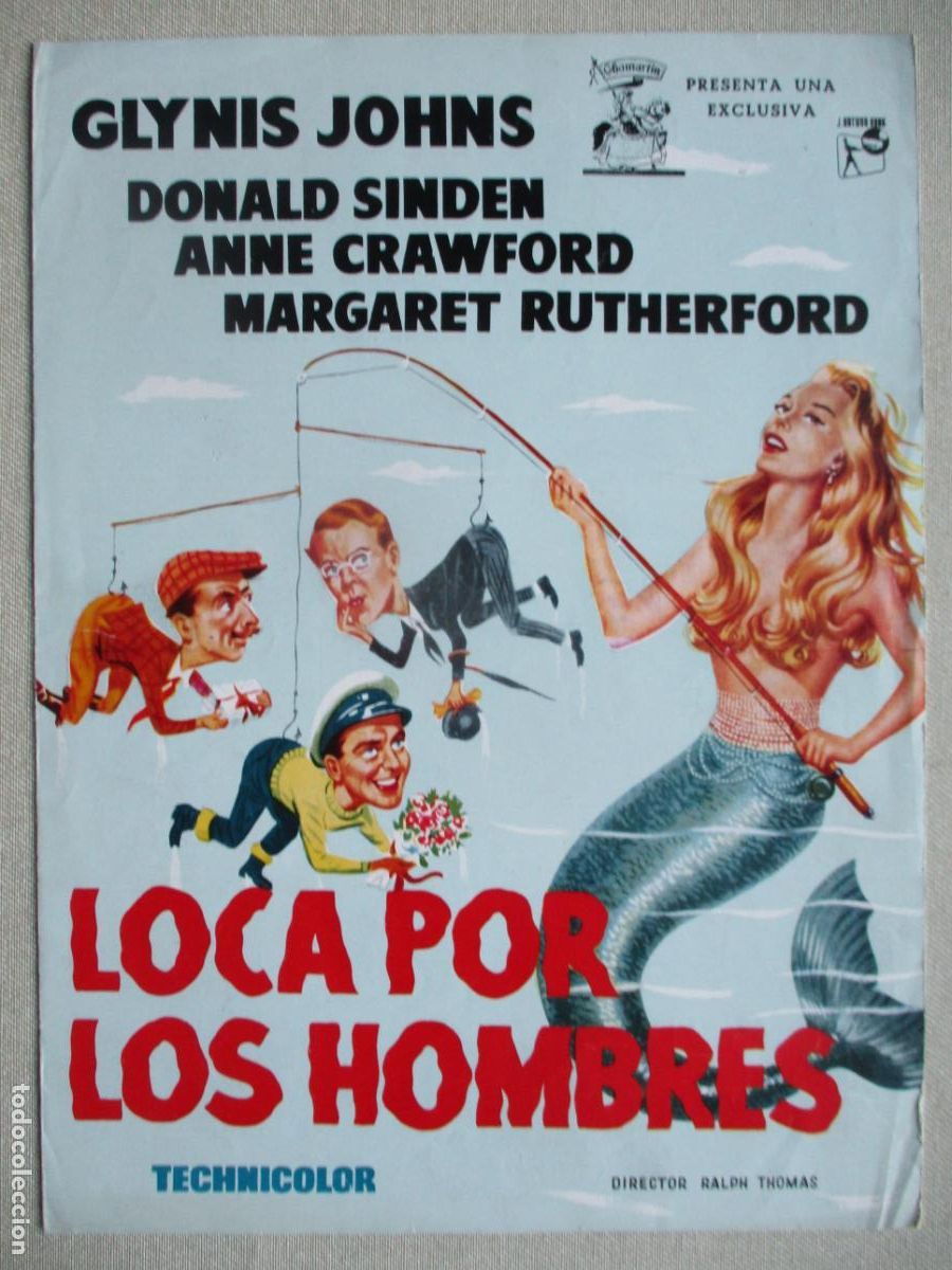 Cine: LOCA POR LOS HOMBRES. GUIA ORIGINAL ESTRENO. PEDIDO MINIMO EN GUIAS 10 EUROS.