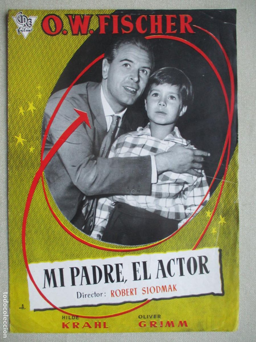 Cine: MI PADRE, EL ACTOR. GUIA ORIGINAL ESTRENO. PEDIDO MINIMO EN GUIAS 10 EUROS.