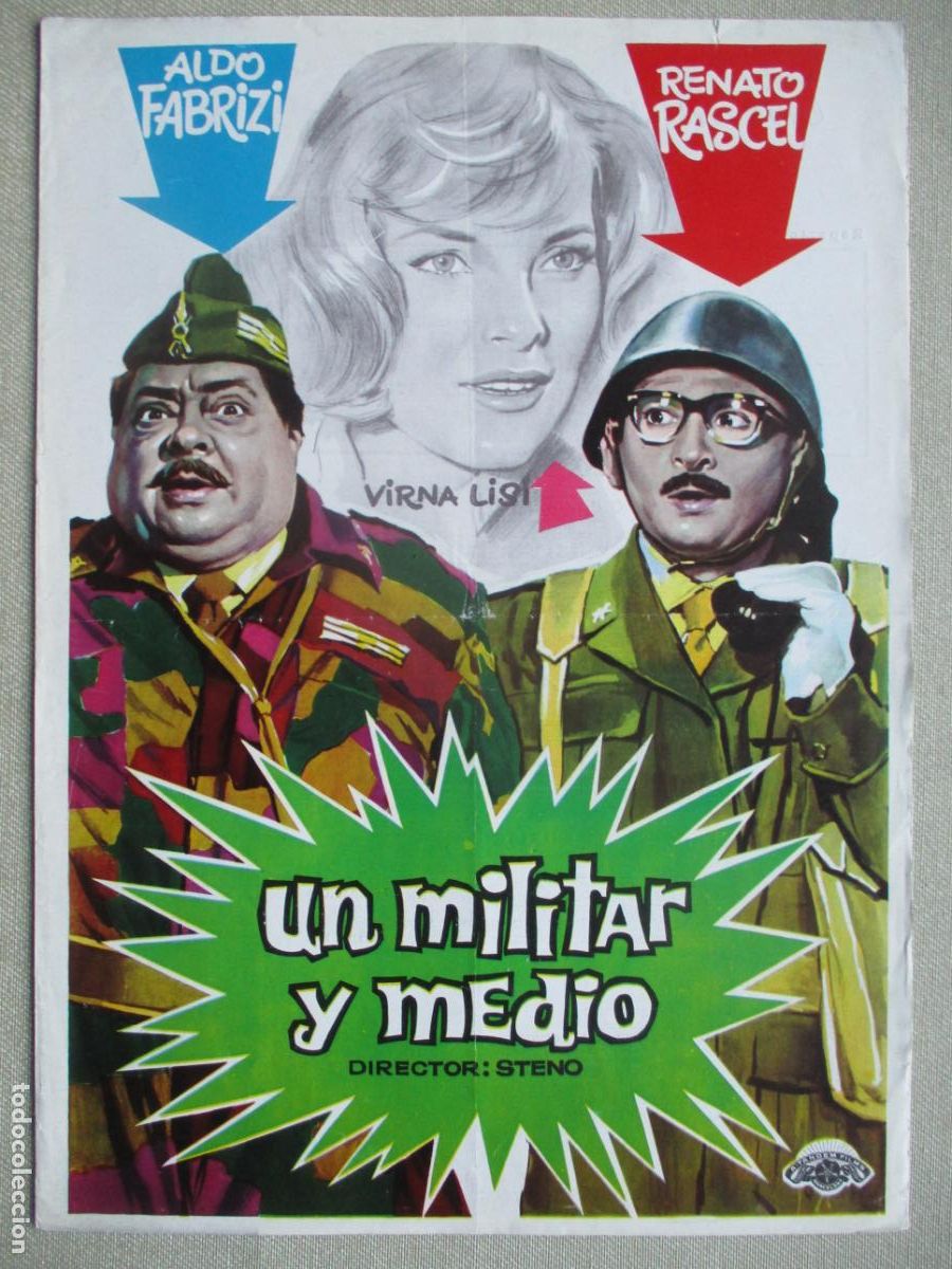 Cine: UN MILITAR Y MEDIO. GUIA ORIGINAL ESTRENO. PEDIDO MINIMO EN GUIAS 10 EUROS.