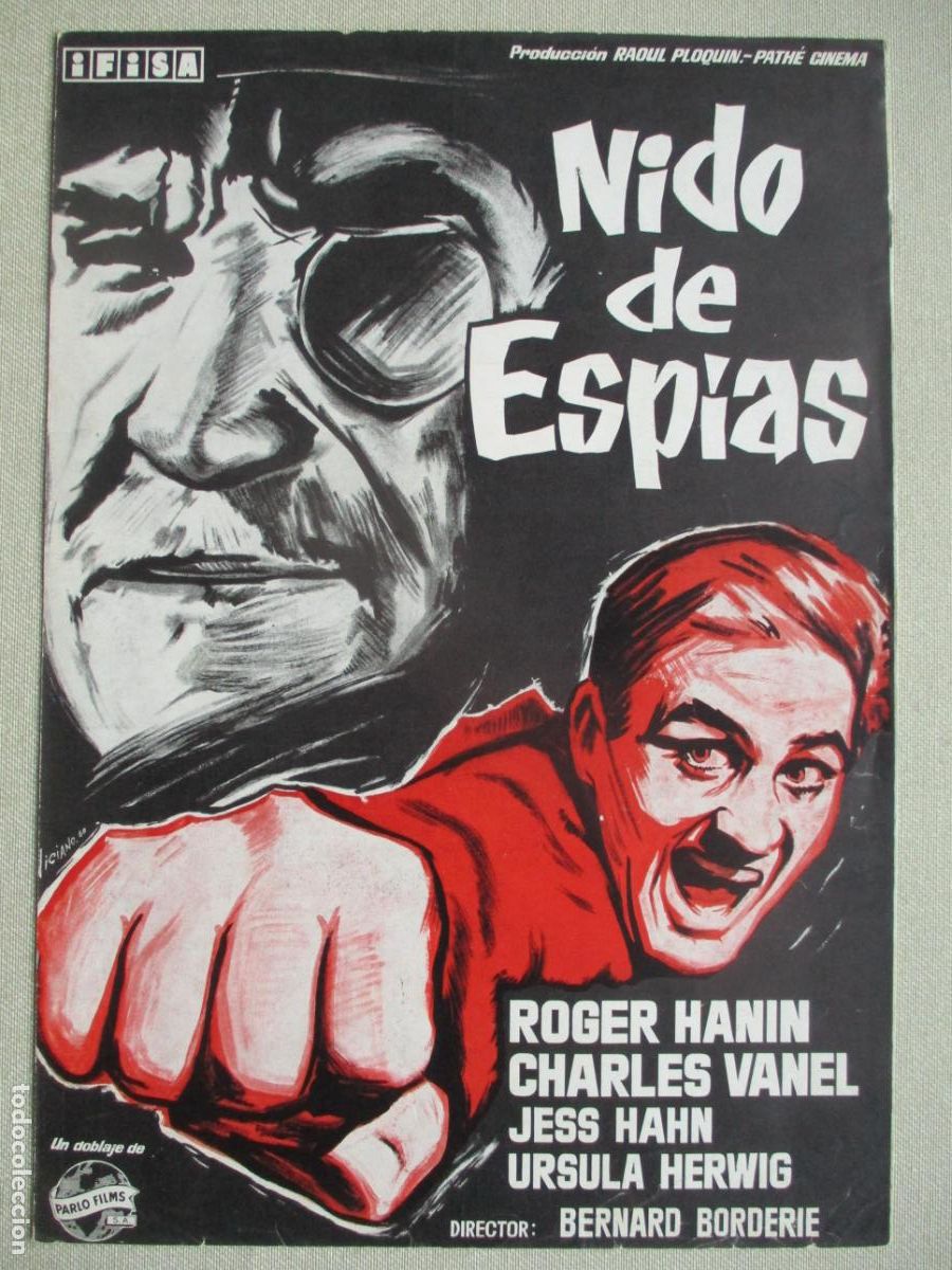 Cine: NIDO DE ESPIAS. GUIA ORIGINAL ESTRENO. PEDIDO MINIMO EN GUIAS 10 EUROS.