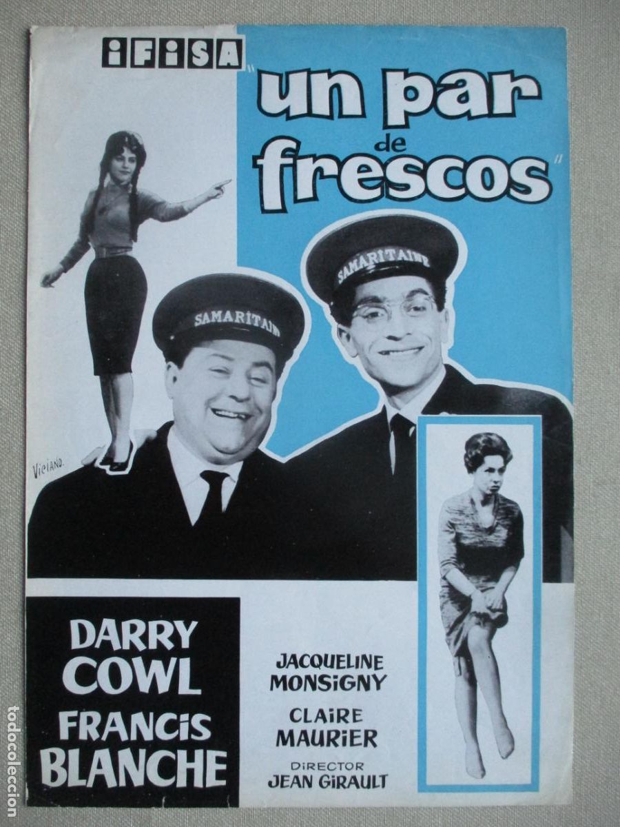 Cine: UN PAR DE FRESCOS. GUIA ORIGINAL ESTRENO. PEDIDO MINIMO EN GUIAS 10 EUROS.