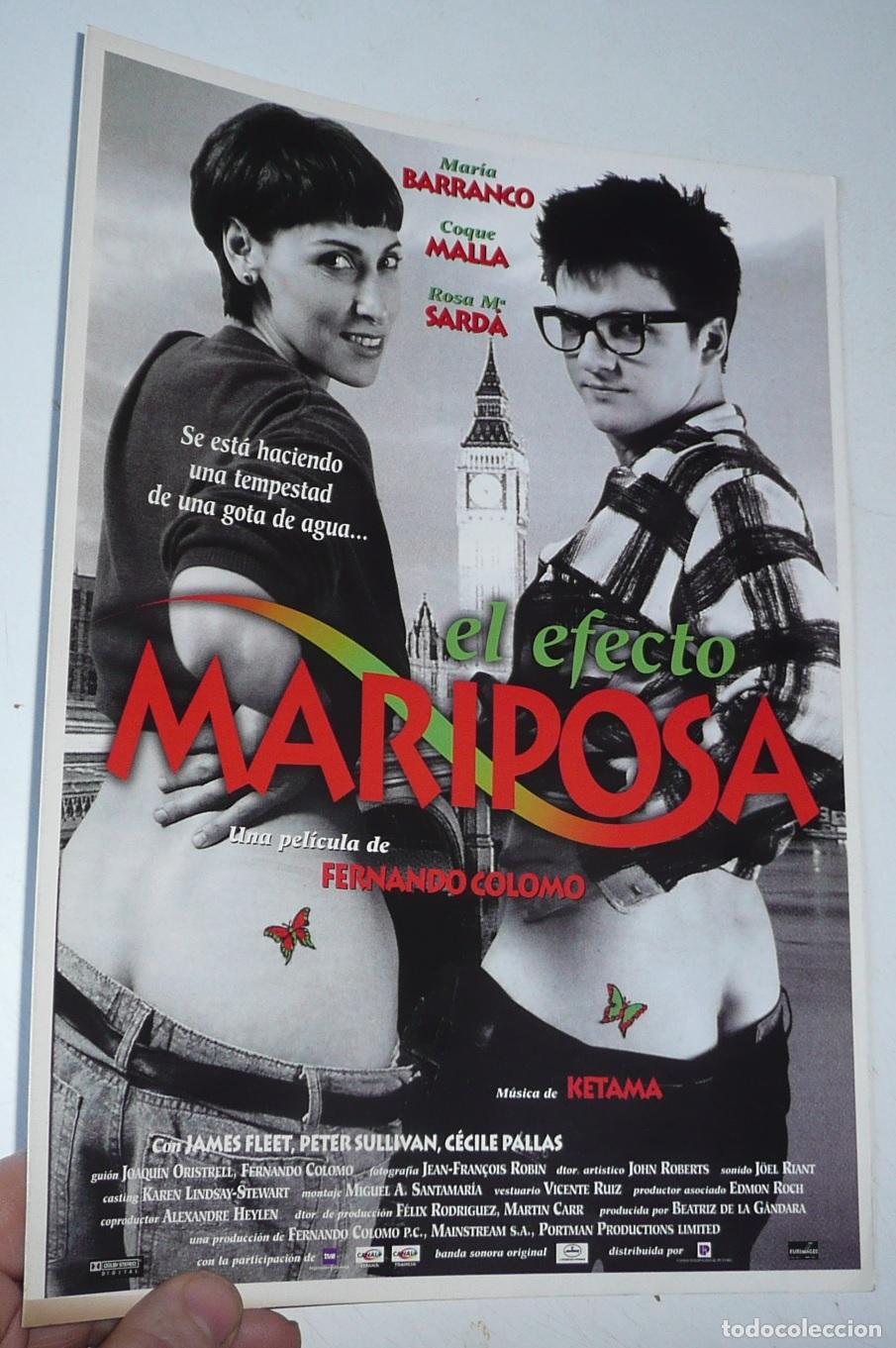 Cine: El efecto mariposa (Fernando Colomo, 1995) Coque Malla, Mar&iacute;a Barranco, Rosa Mar&iacute;a Sard&aacute;