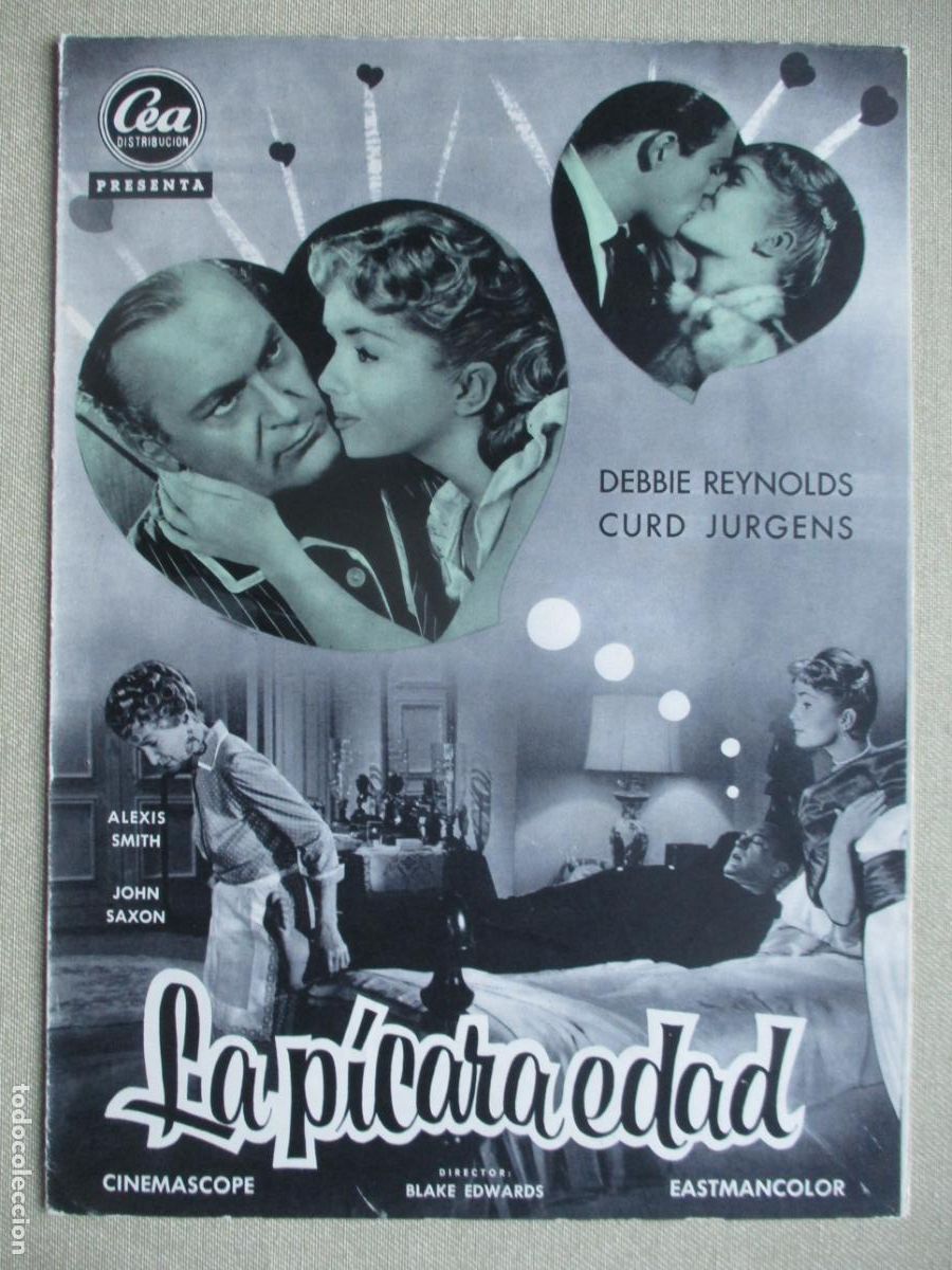 Cine: LA PICARA EDAD. GUIA ORIGINAL ESTRENO. PEDIDO MINIMO EN GUIAS 10 EUROS.