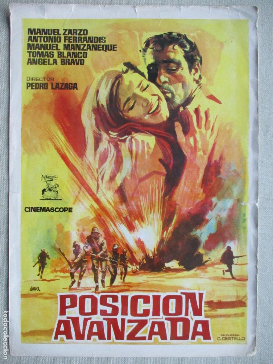 Cine: POSICION AVANZADA. GUIA ORIGINAL ESTRENO. PEDIDO MINIMO EN GUIAS 10 EUROS.